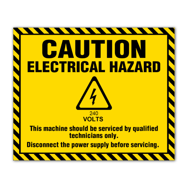Caution Electrical Hazard